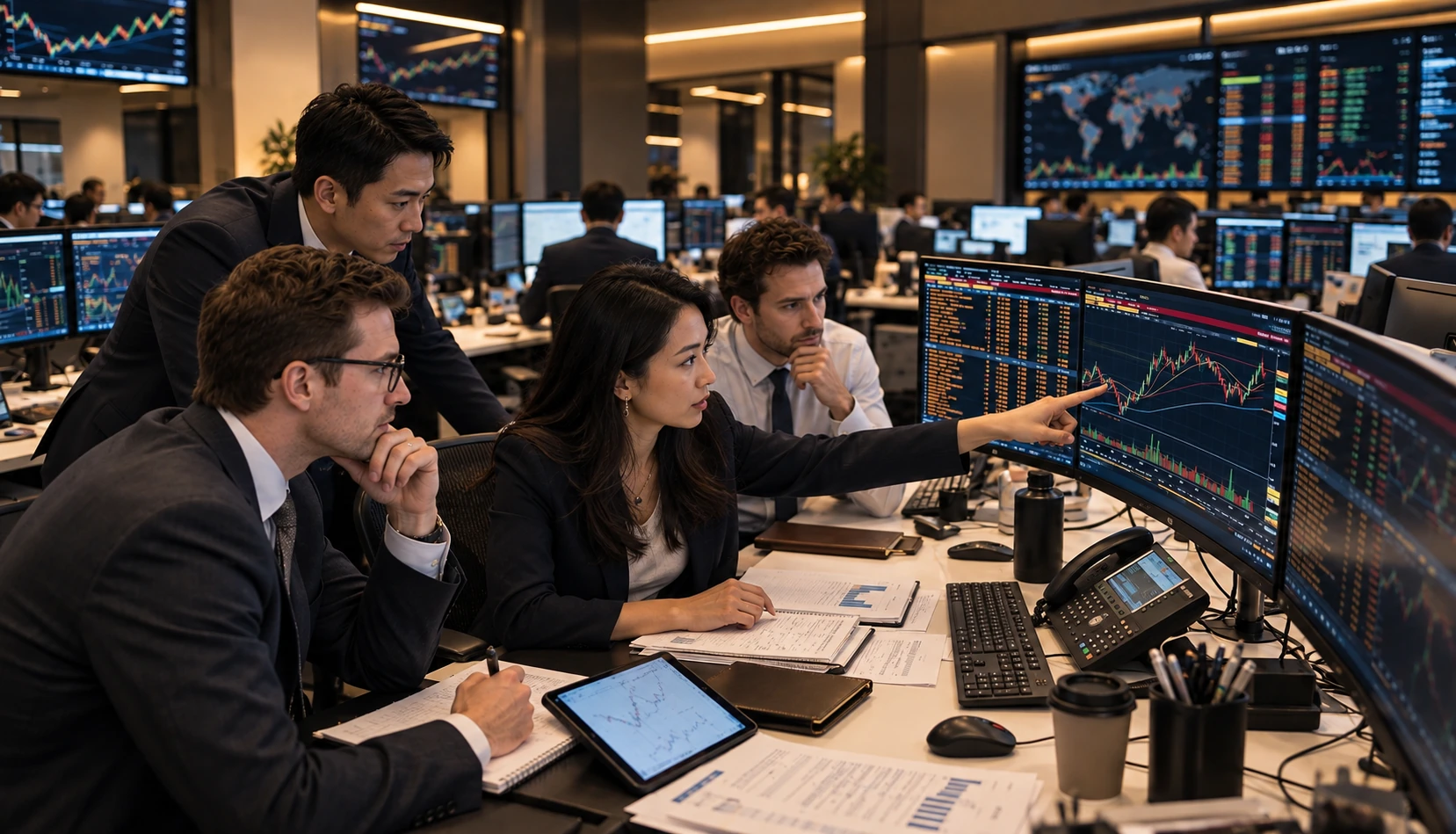 Institutional digital asset trading floor