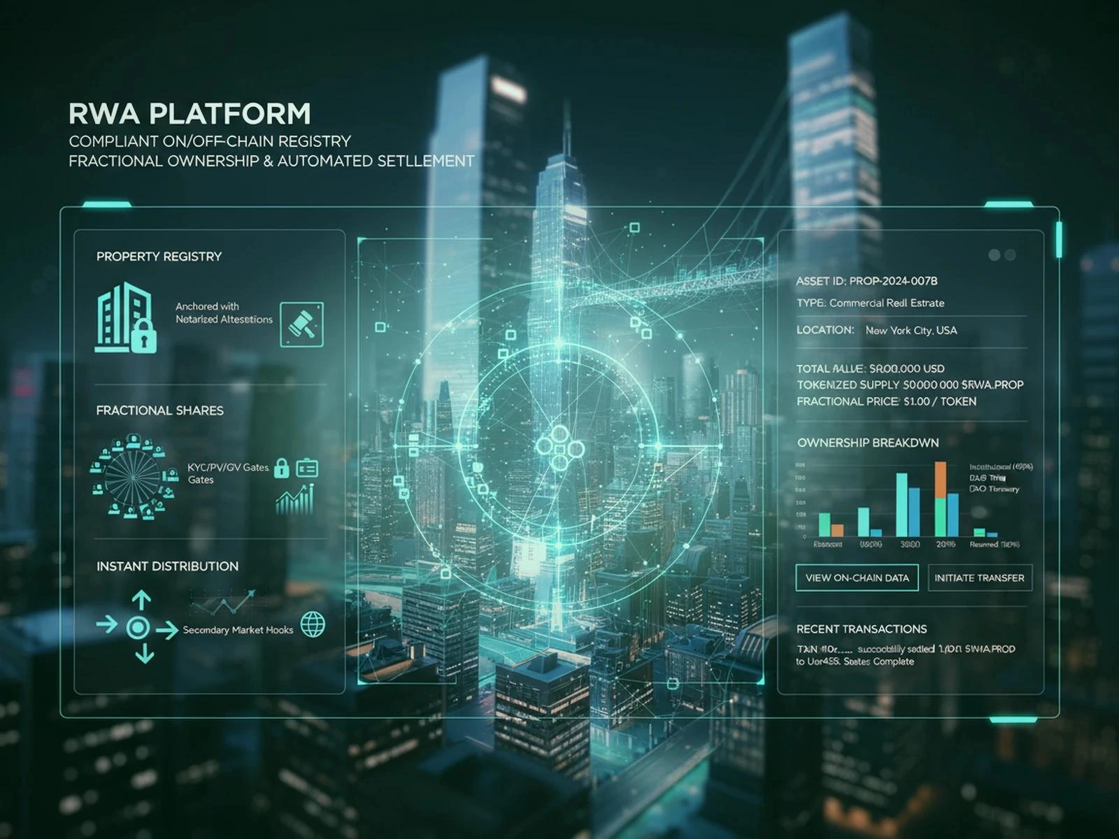 Digital real estate infrastructure